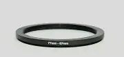 One Brand New 77 mm to 67mm 77-67mm Metal Step-down Stepping Ring Filter Adapter
