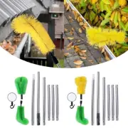 Gutter Cleaning Brush Telescopic Gutter Brush for Cleaning Leaves, Dirt & Spills