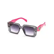 Funky Trendable Geometric Urban Style Fashion Sunglasses W/ Soft Cover UVA-UVB