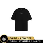 【GOLDEN CONCEPT】T-SHIRT 黑色/白刺繡 CT-TS521(OVERSIZE 加大版)