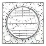 Multifunctional Circle Drawing Template, Geometric Drawing Tool, Measuring1140