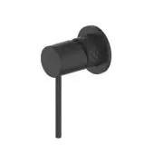 Greens Textura Shower Mixer-Matte Black-18302577