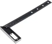 Woodworking Square Ruler, 40cm 16in 45 90 Degree Combination Framing Professional Marking Ruler, Multi Angle Measuring Universal Combination Angle L Squares