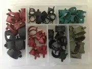 Fits Ford 54 Vacuum Fuel Hose Pinch Spring Clip Clamp Pack Clamps Clips Gas NOS (for: Ford)