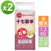 在飛比找momo購物網優惠-【三好米】十七穀米1.2Kg(2入)