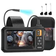 GOLDEGGS Borescope, 4.3" Endoscope Inspection Camera with Light, IP67 Waterpr...