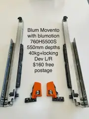 BLum Movento 550mm Depth With RH/LH Locking DEV