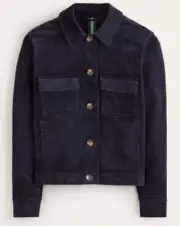 Boden Women’s Blue Cord Jacket Size Us 2 Uk 6 Color Blue
