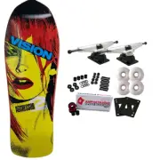 Vision Skateboard Complete Aggressor 2 Concave Red Stain 10" x 30.25" Old School