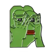 Animal Cartoon Pepe The Frog Meme Enamel Pins Brooch Badge Lapel Gift K