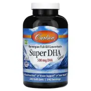 2 X Carlson, Super DHA Gems, 500 mg, 240 Soft Gels