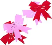 CANIGHT Valentine's Day Holders Heart Bowknot Utensil Bag for Home Party Wedding Picnic