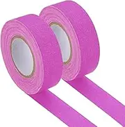 uxcell Glow in The Dark Gaffers Tape, 0.8 Inch x 65.6 Feet Colored Cotton Glow Tape Markers Fluorescent Glow in The Dark Tape Stickers for Party Decorations, Purple