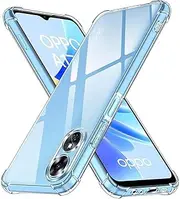 [Ezydigitals] Case for Oppo A17 Shockproof TPU Gel Rubber Soft Case Cover - Clear