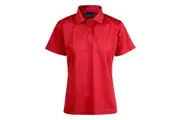 Winning Spirit Ladies CoolDry Polo Shirt PS82 - Red