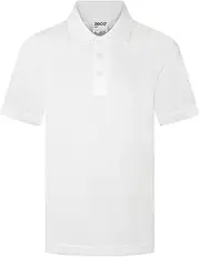 [Zeco] Unisex Plain Polo Shirt White