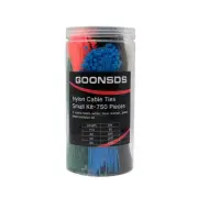 750 Pcs Zip Tie Kit, Tie Wraps Self-Locking Colored Nylon Zip Ties for Indoor...