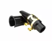 Sturdy Saxophone Mouthpiece Replacement for Alto Sax w/ Brass Ligature & Cover