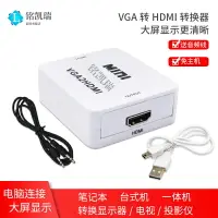 在飛比找樂天市場購物網優惠-主機 顯卡VGA轉HDMI轉換器帶音頻電視盒子筆記本電腦投影