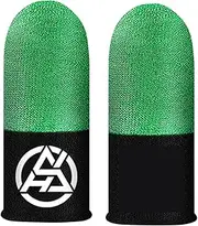 Immersive Finger Sleeves - Breathable Thumb Carrying, Phone Tablet Devices | Games Smooth Accurate, Enhance Gameplay Experience, Sleeves Silver Fiber Cloth, Finger Guards for Phone Tablet Devices