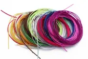 16 packs Flat Elastic Stretchy Floss Flexible String Worm Fly Tying Materials