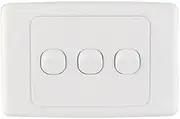 3 Gang 240v 10A Amp Wall Light Switch Australian SAA Approval Compatible to C2000 Series…