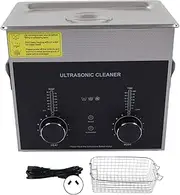 [Brilluxa] Ultrasonic Cleaning Machine, Ultrasonic Cleaner Ultrasonic Jewelry Cleaner, 3L Stainless Steel Ultrasonic Watch Cleaner for Laboratory