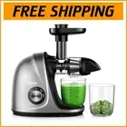 Premium Slow Masticating Juicer - Quiet Motor, High Juice Yield, Easy Clean