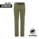 【MAMMUT 長毛象】UTILITY SO PANTS AF MEN 日系機能軟殼長褲 綠鬣蜥 男款 #1021-01090