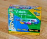 CD-RW Verbatim DataLifePlus Colors 10 Pack BRAND NEW Sealed