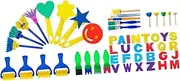 1Set Painting Sponges Fun Alphabet Brush for Art Projects Painting Tools for Creative Learning and Imagination Development