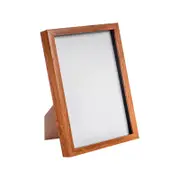 Nicola Spring Acrylic 3D Box Photo Frame - 8" x 12" - Dark Wood