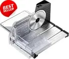Electric Meat Slicer 160W Stainless Steel, Adjustable Thickness for Meat, Cheese