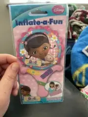 Doc McStuffins Inflate-A-Fun Foil Balloon Party Inflate with Air New!!