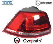 LH Left Hand Tail Light Lamp Tinted For VW Volkswagen Golf MK7 2013~2017 Wagon