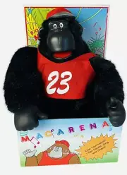 Vintage Magogo Gorilla Plush Toy Dancing Singing Retro Macarena -NEW
