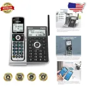 DECT 6.0 Cordless Home Phone with Bluetooth & Smart Call Blocker, Silver/Black