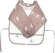 UTHCLO Sleeved Bib for Boy Girl Long Sleeve Feeding Smock Painting Protector Breathable Stain Resistant Cover for Mess Eating and Arts for Feeding