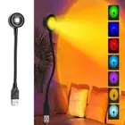 2X USB Sunset Projection Photography Decoration Switch Coffee Night Lamp Home