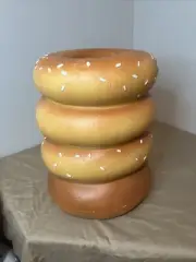 Bagel Stool TikTok Side Table New Ships Now!! Viral Food Stool