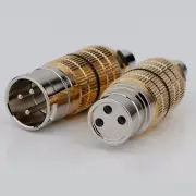 Female XLR to Female RCA Adapter Plugs For CARDAS AUDIOFXLR-MRCA (one Pair)。