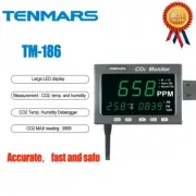 TENMARS TM-186 Large LED Screen CO2:0-9999PPM / Temperature:-20°C ~ +70°C