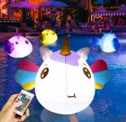 Floating Pool Lights Outdoor, 37" Large Unicorn Pool Lights