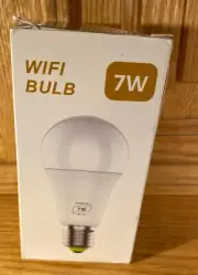 BRAND NEW~Wifi Bulb 7W 26- Single Bulb- LED Music Function Instant Bright Light