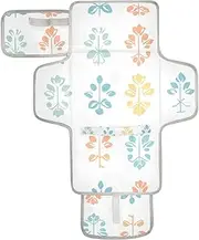 Reusable Baby Changing mat with Tissue Pocket Portable Changing pad for Baby for Girl & Boy