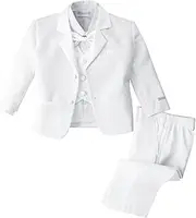 [Spring Notion] Baby Boys' White Classic Fit Tuxedo Set, No Tail