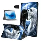 Samsung Galaxy Tab A9+ Case, for Samsung Galaxy Tab A9 Plus 11" Wolves Love