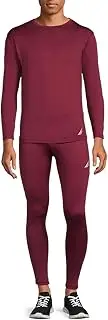 [Nautica] Men's Base Layer Top & Bottom Long Johns Performance Thermal Underwear Set