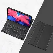 Jarttarn Keyboard Case for Lenovo Tab P12 12.7 Inch 2023 Release, Bluetooth Keyboard, Protection Soft Cover, Flip Stand for Tab P12 (Black)