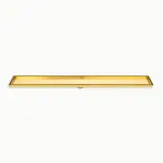 Radiant Tile Insert Floor Grate 900mm (Suit 50mm Waste) 316-GLD-RGL-900-38 Brushed Gold